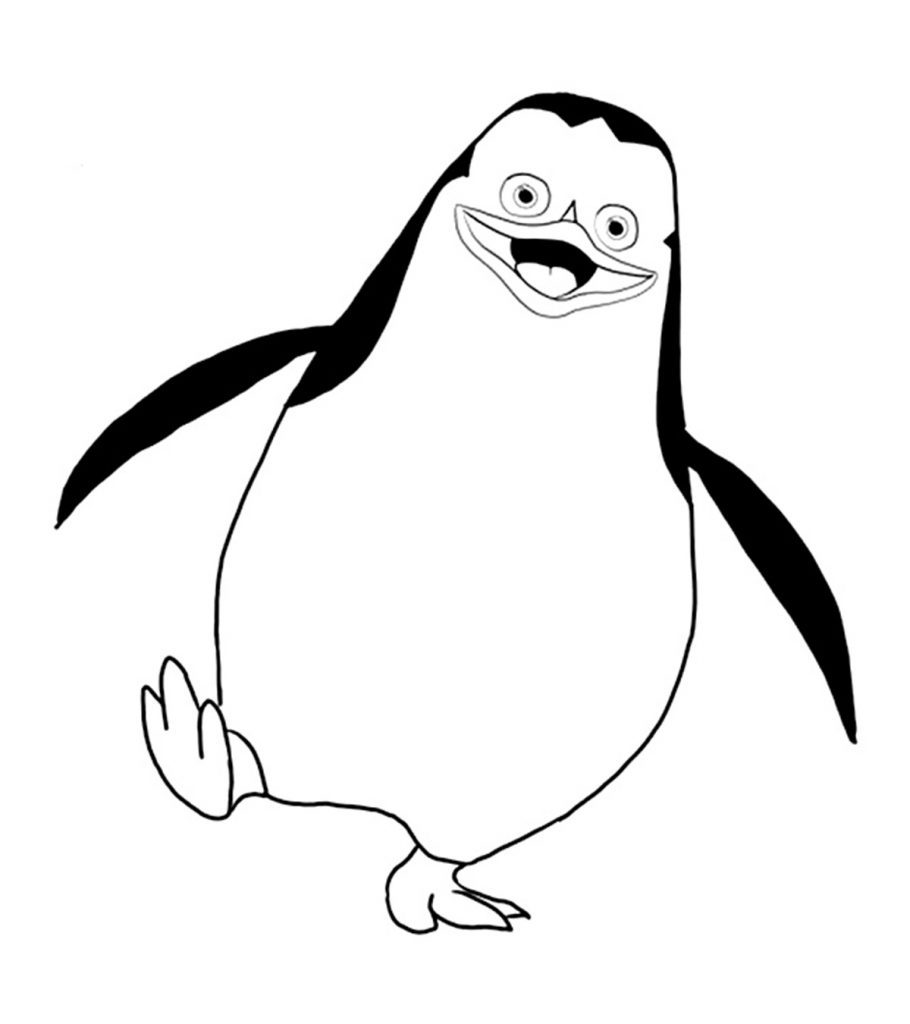 Best free printable penguins of madagascar coloring pages
