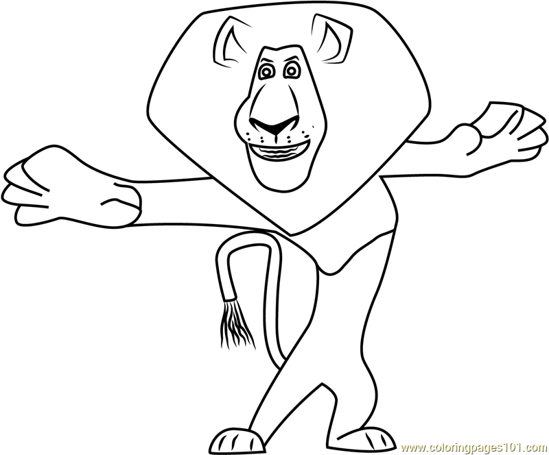 Alex coloring page for kids