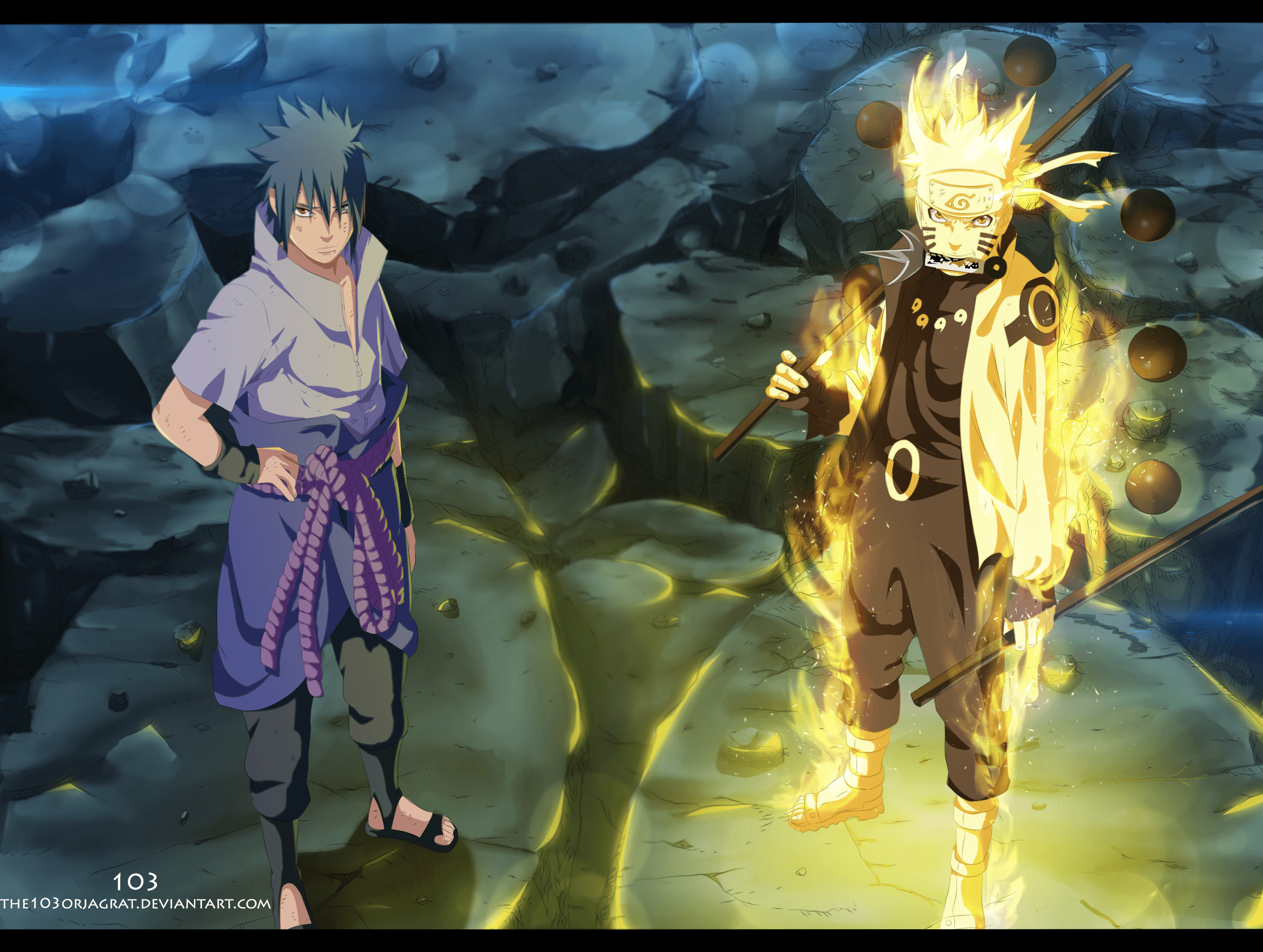 Naruto and sasuke vs madara wallpapers pictures