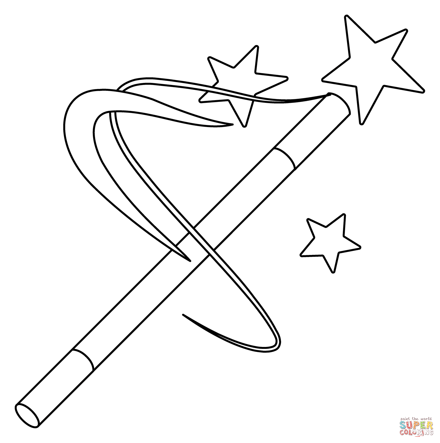 Magic wand emoji coloring page free printable coloring pages