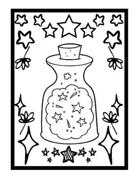 Wizard coloring pages hat and magic wand printable coloring sheets pdf