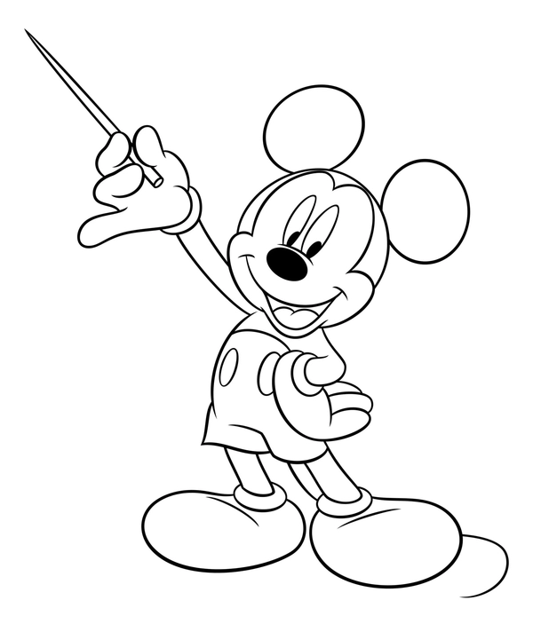 Ðï mickey mouse with magic wand