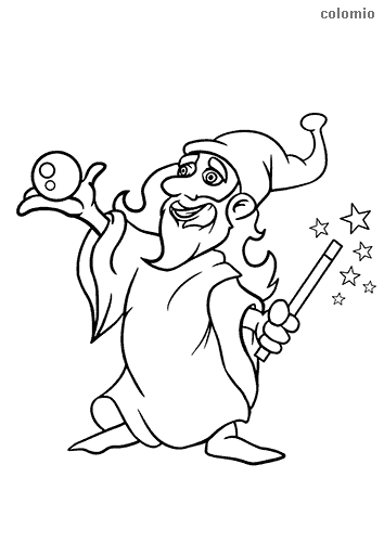 Wizard coloring pages free printable wizard coloring sheets