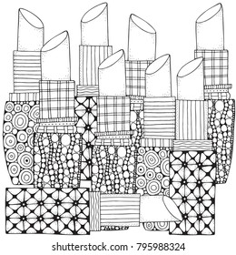 Makeup coloring pages images stock photos d objects vectors