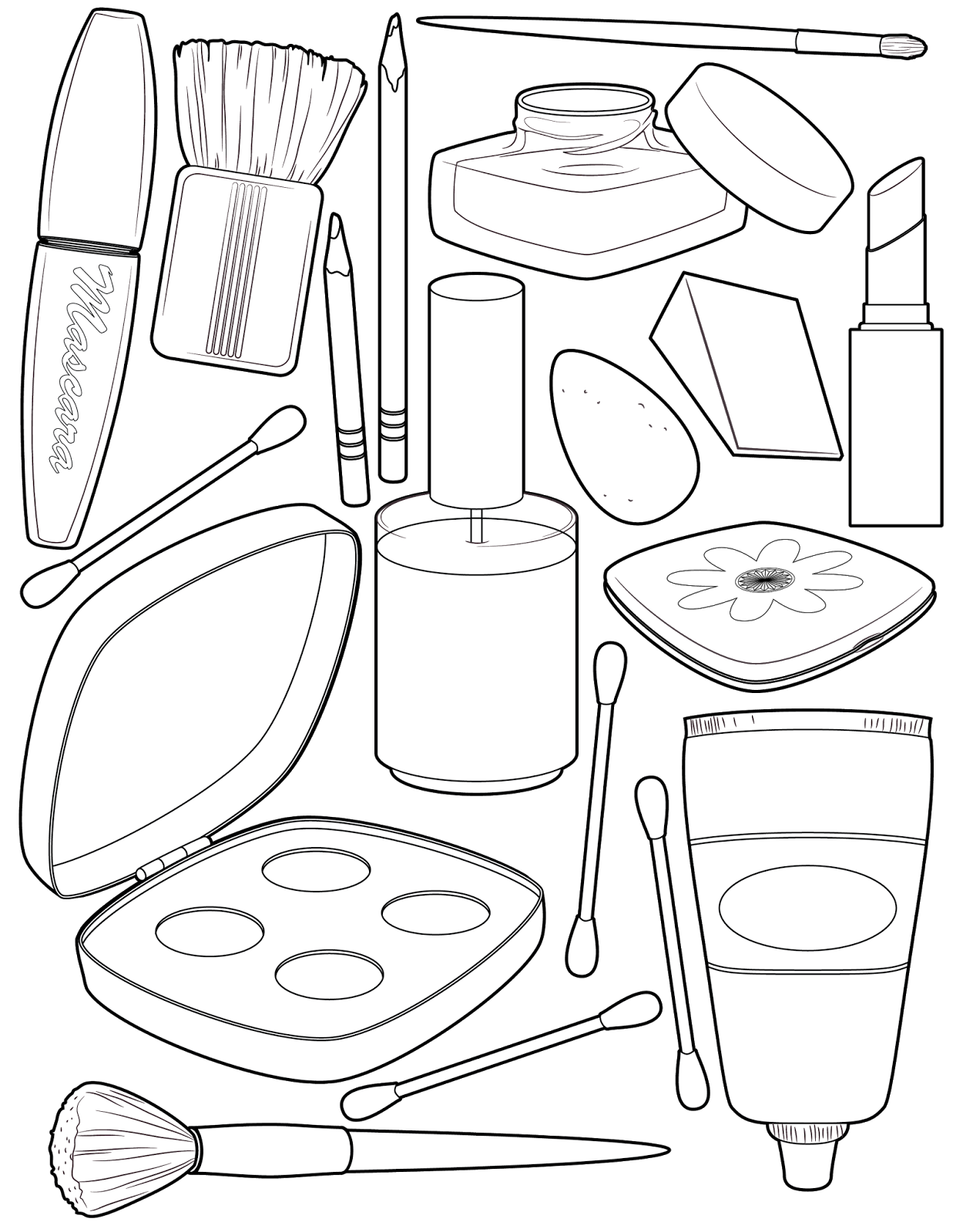 Hottest no cost makeup coloring pages ideas the attractive factor pertaining to shading isâ coloring pages for girls coloring pages for kids cute coloring pages