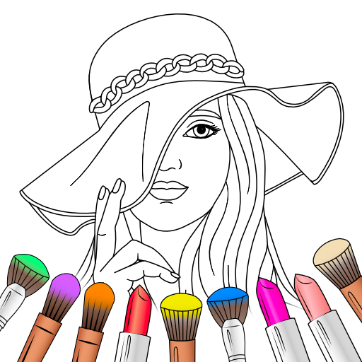 Fashion coloring pages â apps on