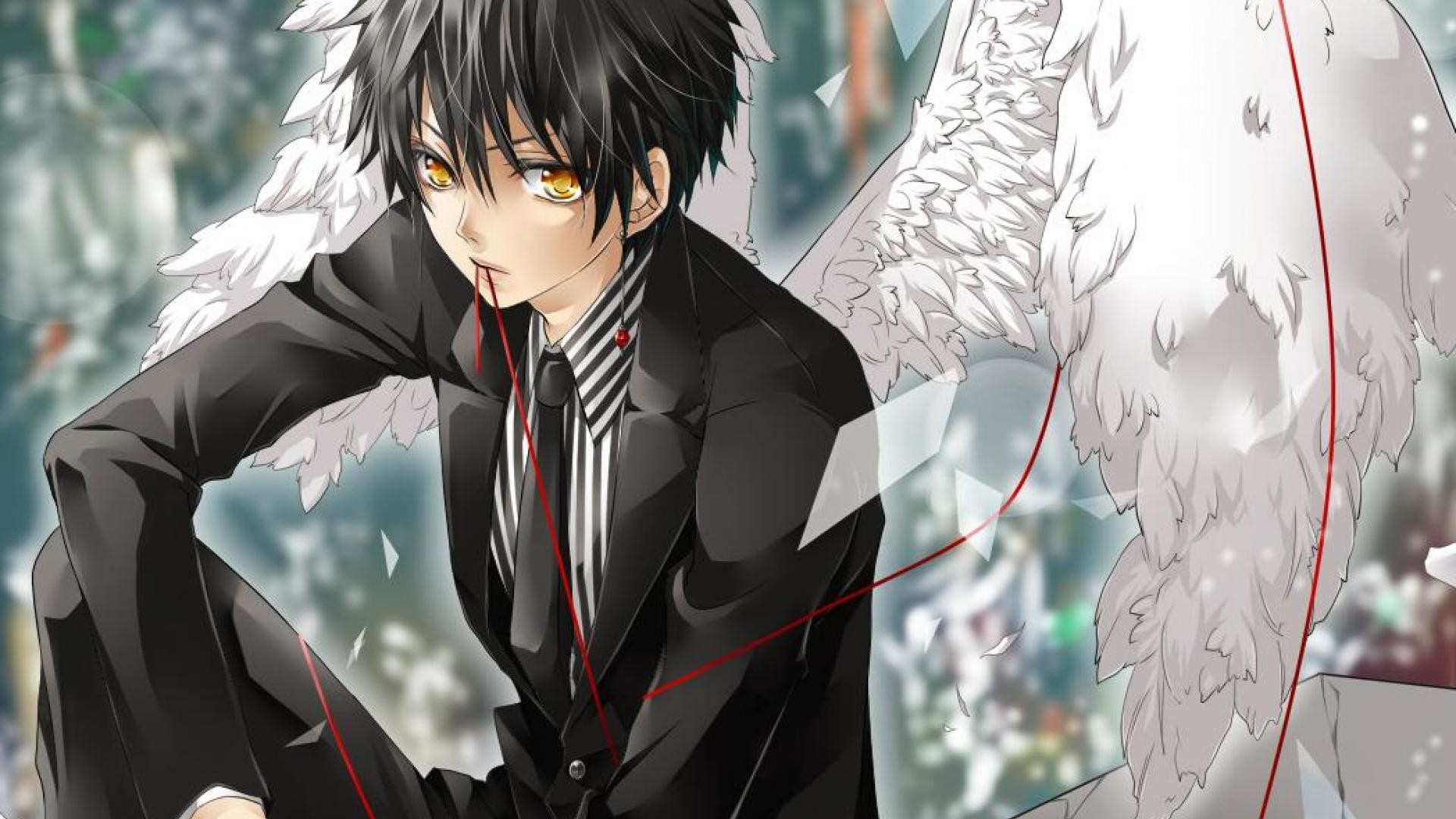 Anime angel boy wallpaper data