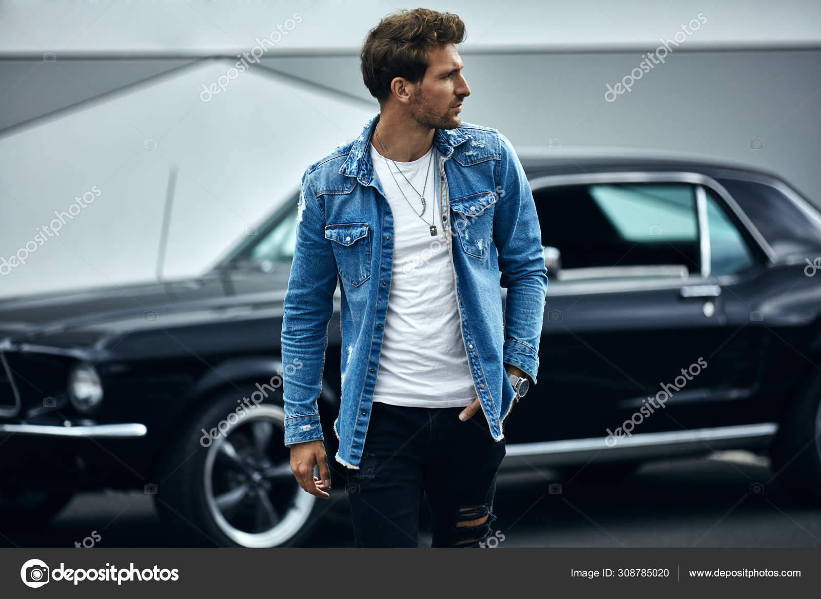 Low Angle View Of Stylish Man In Free Stock Photo and Image 200647092