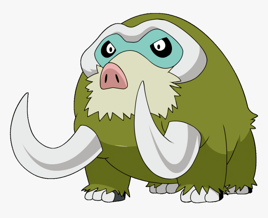 Pokemon mamoswine hd png download transparent png image