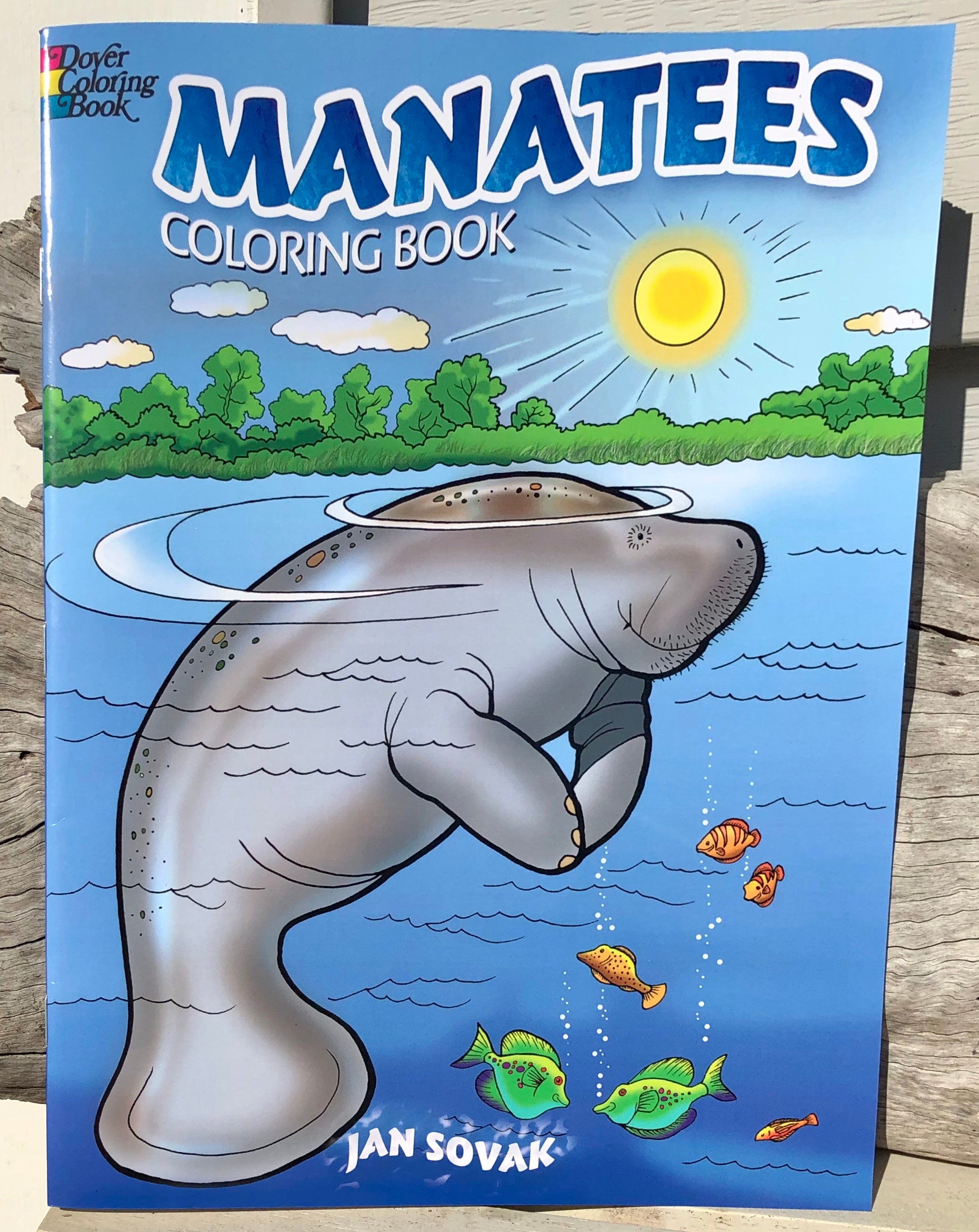 Manatees coloring book