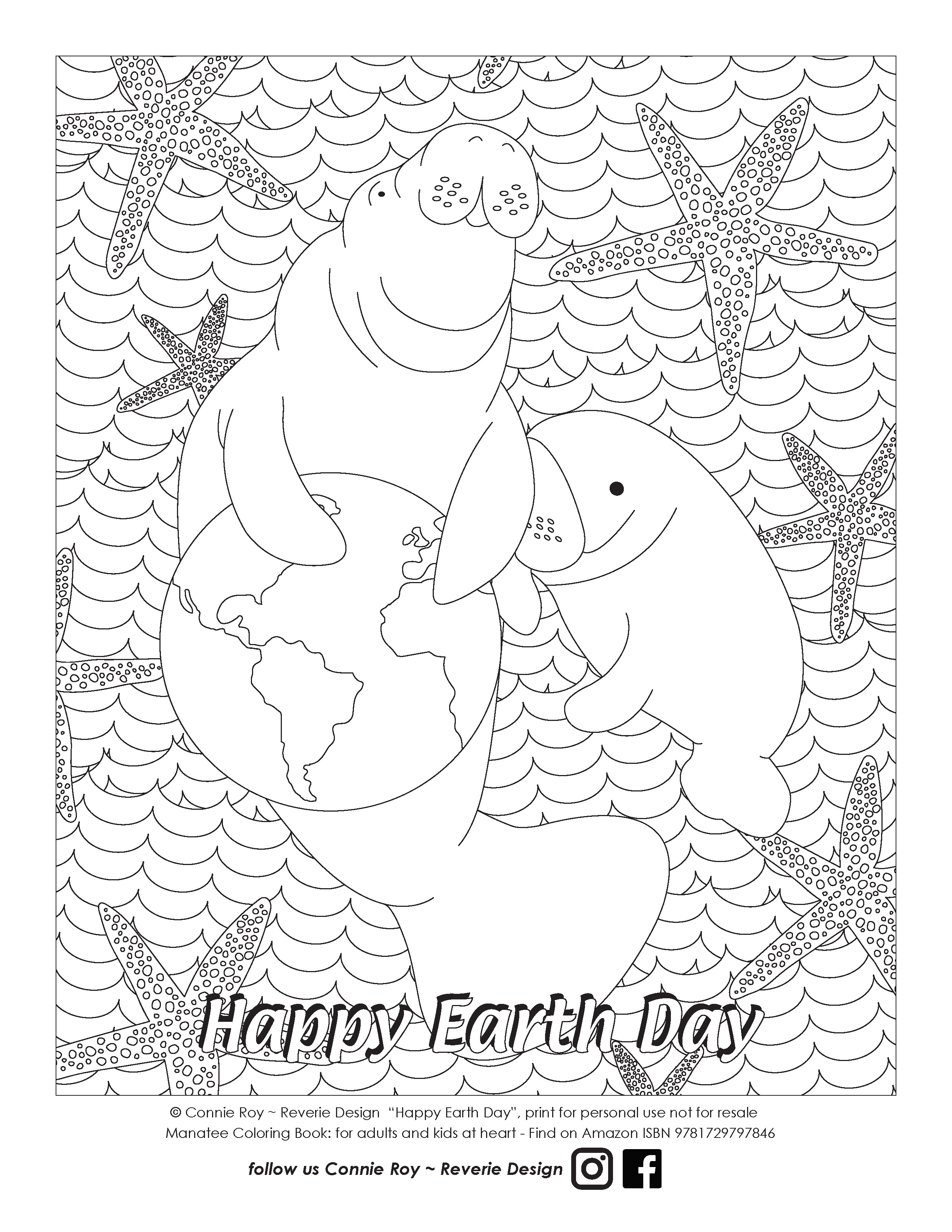 Save the manatee on x today is earthday