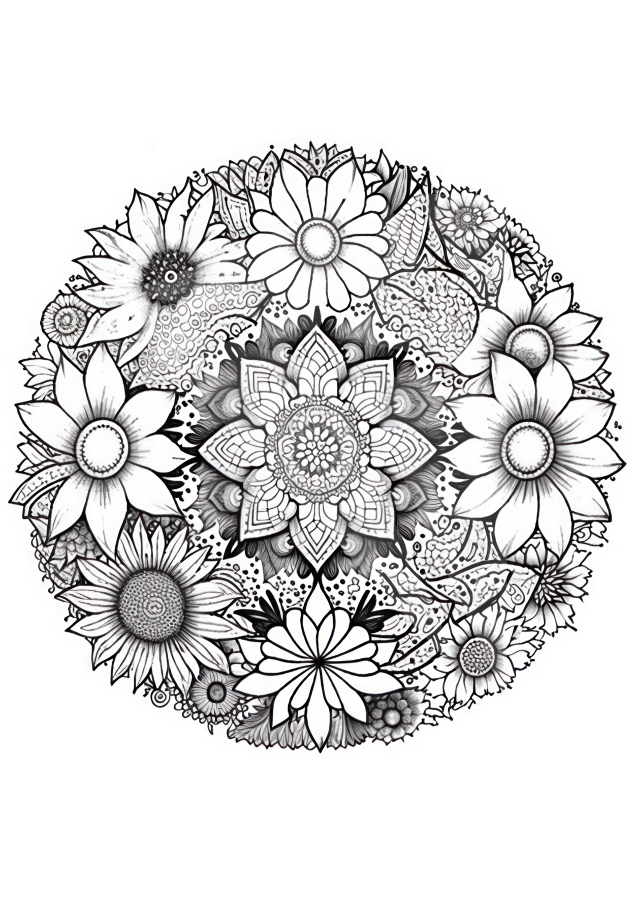 Mesmerizing mandala coloring pages for kids and adults
