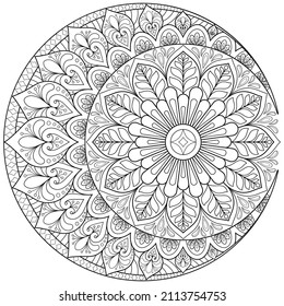 Mandala coloring pages images stock photos d objects vectors