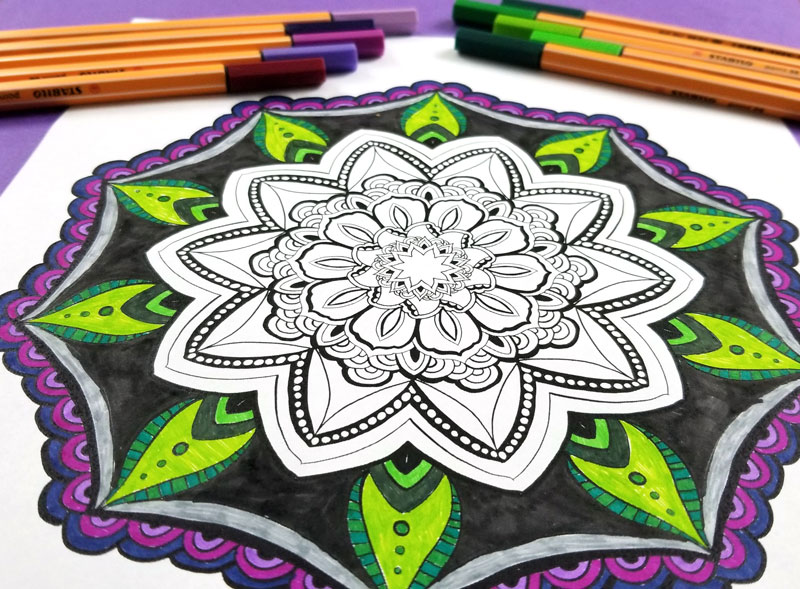 Free printable mandala coloring pages for adults moms and crafters