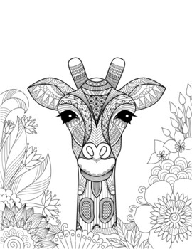 Animal mandala coloring pages geometric coloring pages for kids and adults