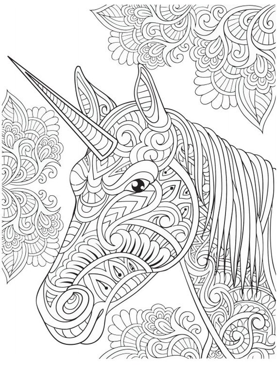 Digital mandala animal mandala colouring pages