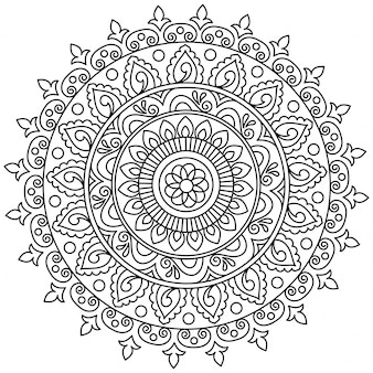 Mandala coloring pages images