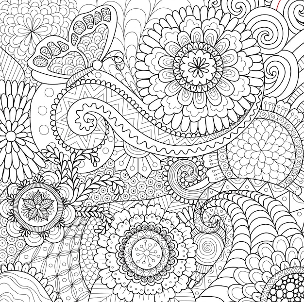 Mandala coloring pages images