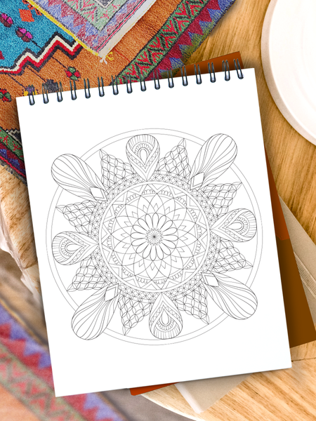 Mandalas to color volume vii coloring book for adults