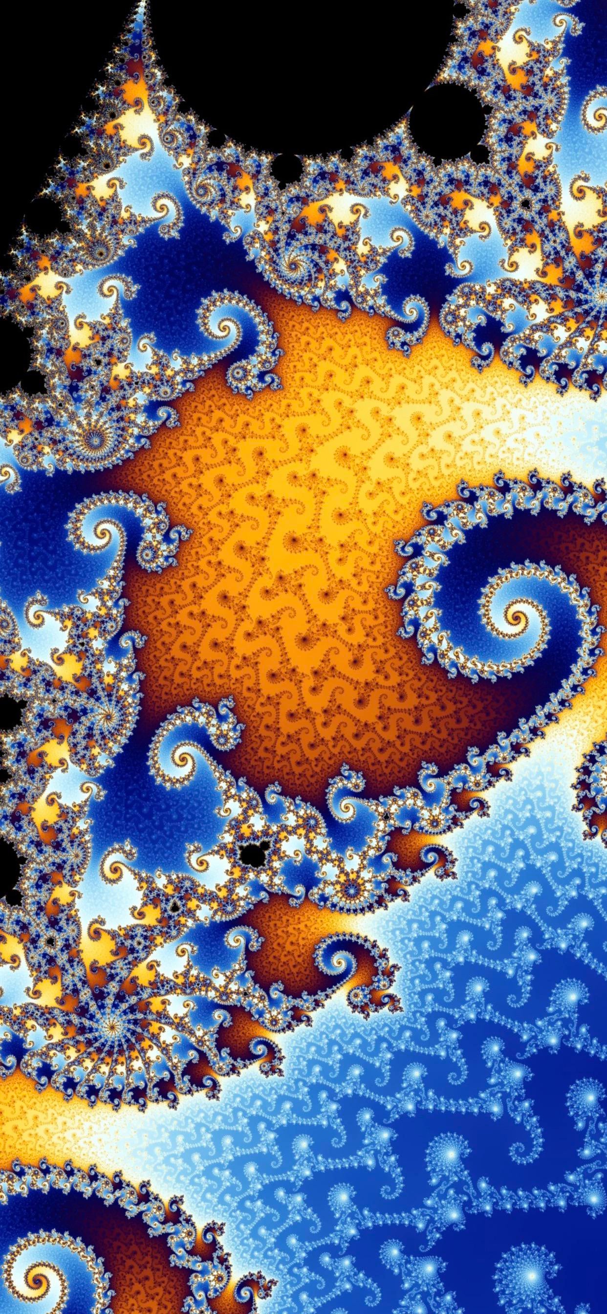 Part of the mandelbrot set great wallpaper for hiding the iphone notch rphonewallpapers