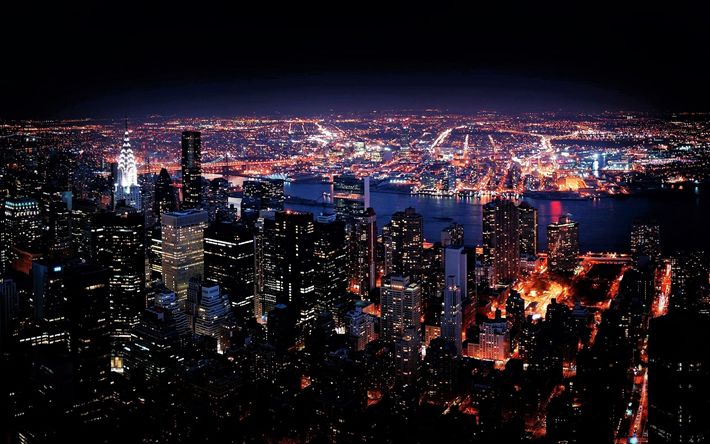 Download wallpapers new york city k panorama manhattan nyc cityscapes new york usa nightscapes â new york wallpaper new york city night city wallpaper