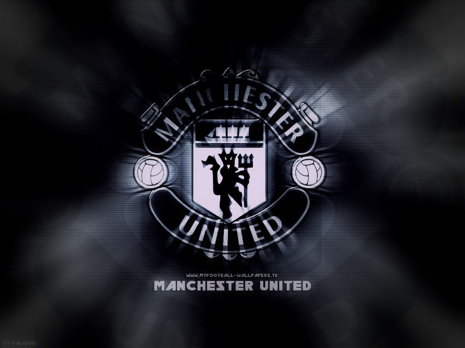 Manchester united black logo wallpaper by dalibor manchester united wallpaper manchester united logo manchester united
