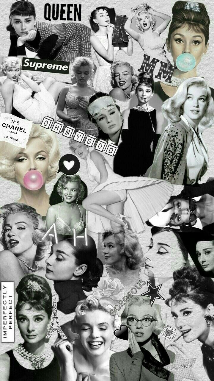 Marilyn monroe collage wallpapers