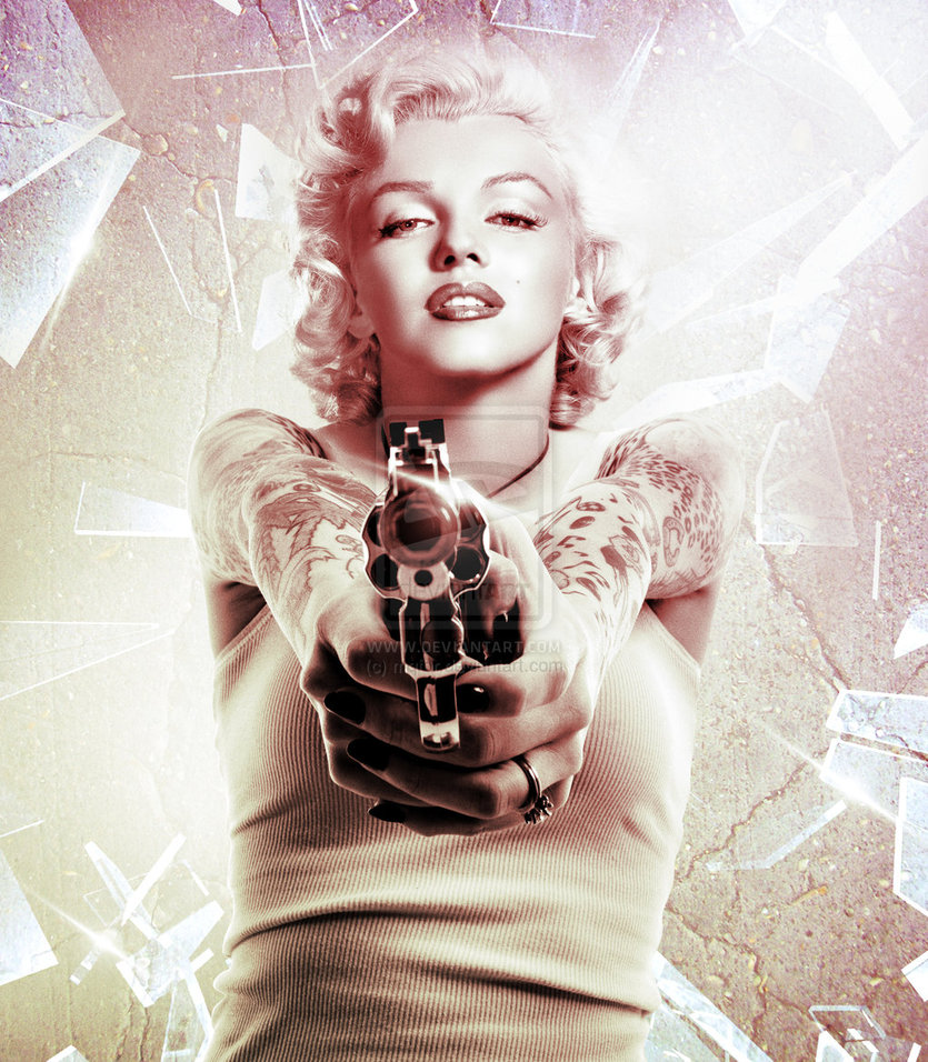 Marilyn monroe gangster wallpaper