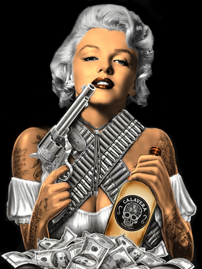 Marilyn monroe gangster by pave on