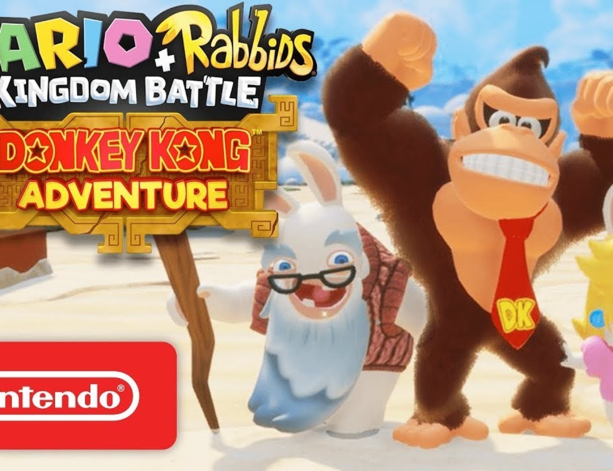 Mario rabbids kingdom battles new dlc donkey kong adventure out now