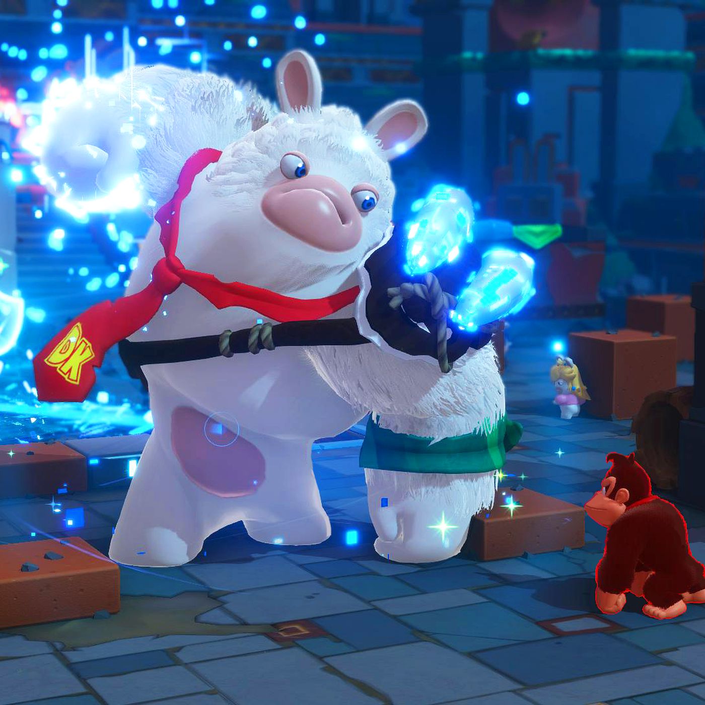 Donkey kong adventure is a lot more mario rabbids for better and worse