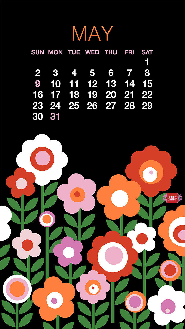 Calendar wallpapers â penny candy handmade