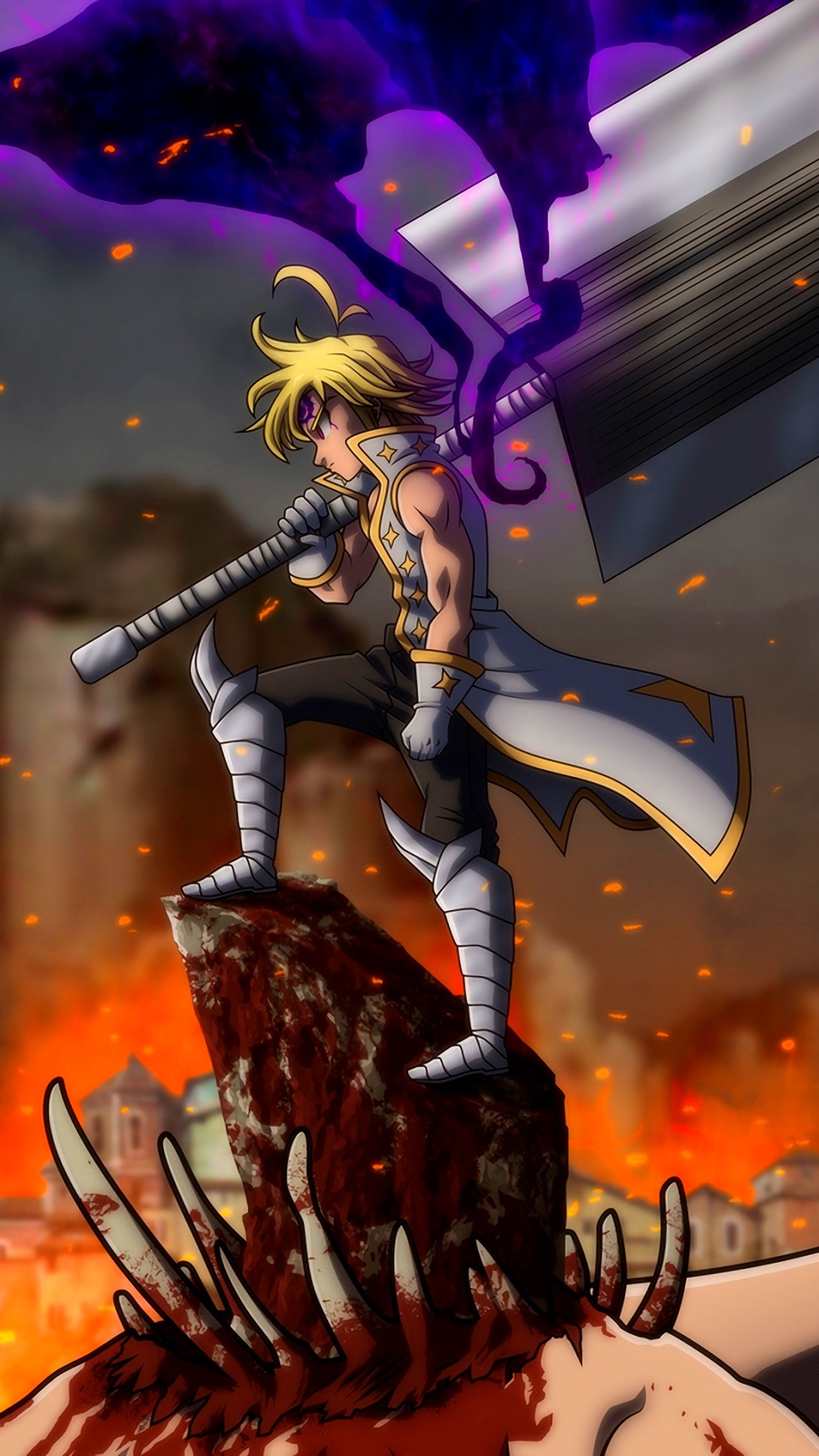 Wallpaper id anime the seven deadly sins phone wallpaper meliodas the seven deadly sins demon king the seven deadly sins x free download