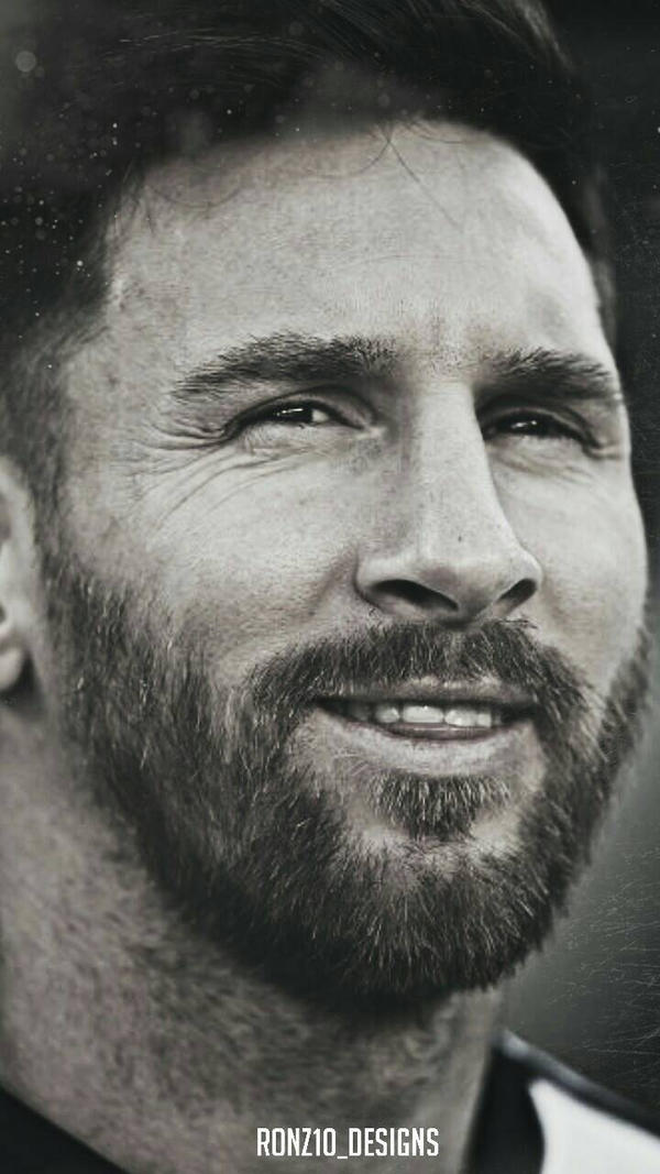 Messi with beard wallpaper by ronz on