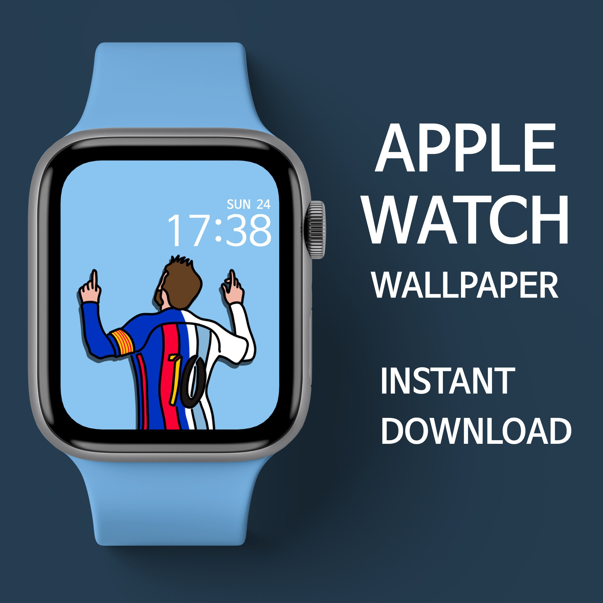 Buy messi apple watch wallpaper smart watch background apple online in india