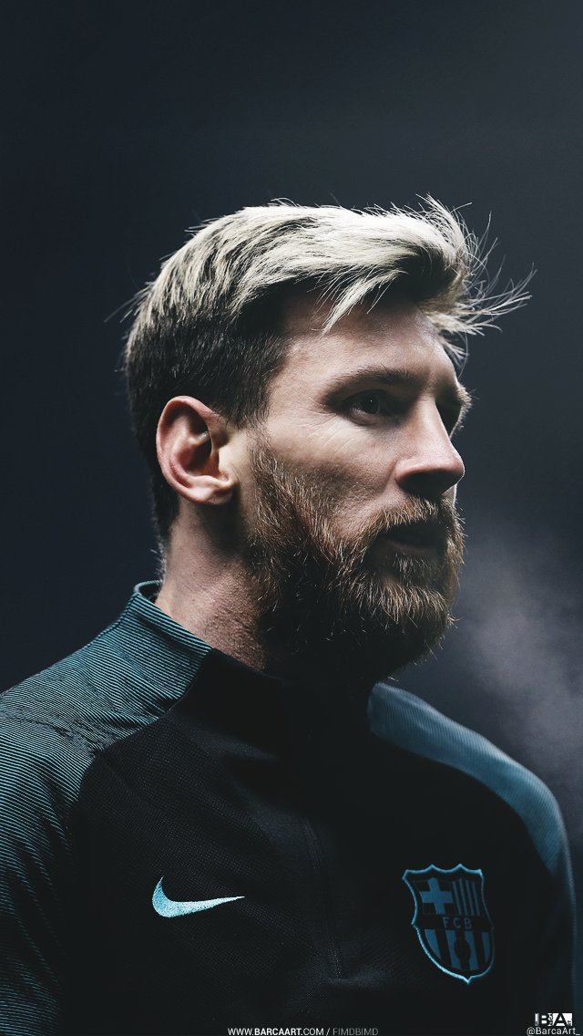 Messi face wallpaper