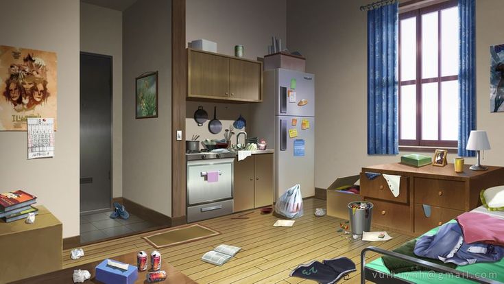 Messy room by vui
