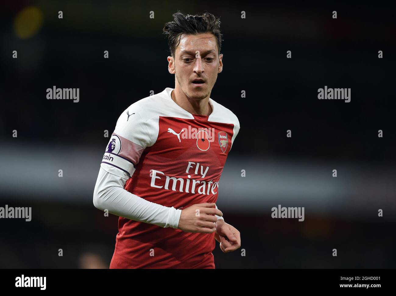 Mesut ozil of arsenal during the premier league match at the emirates stadium london picture date th november picture credit should read robin parkersportimage via pa images stock photo