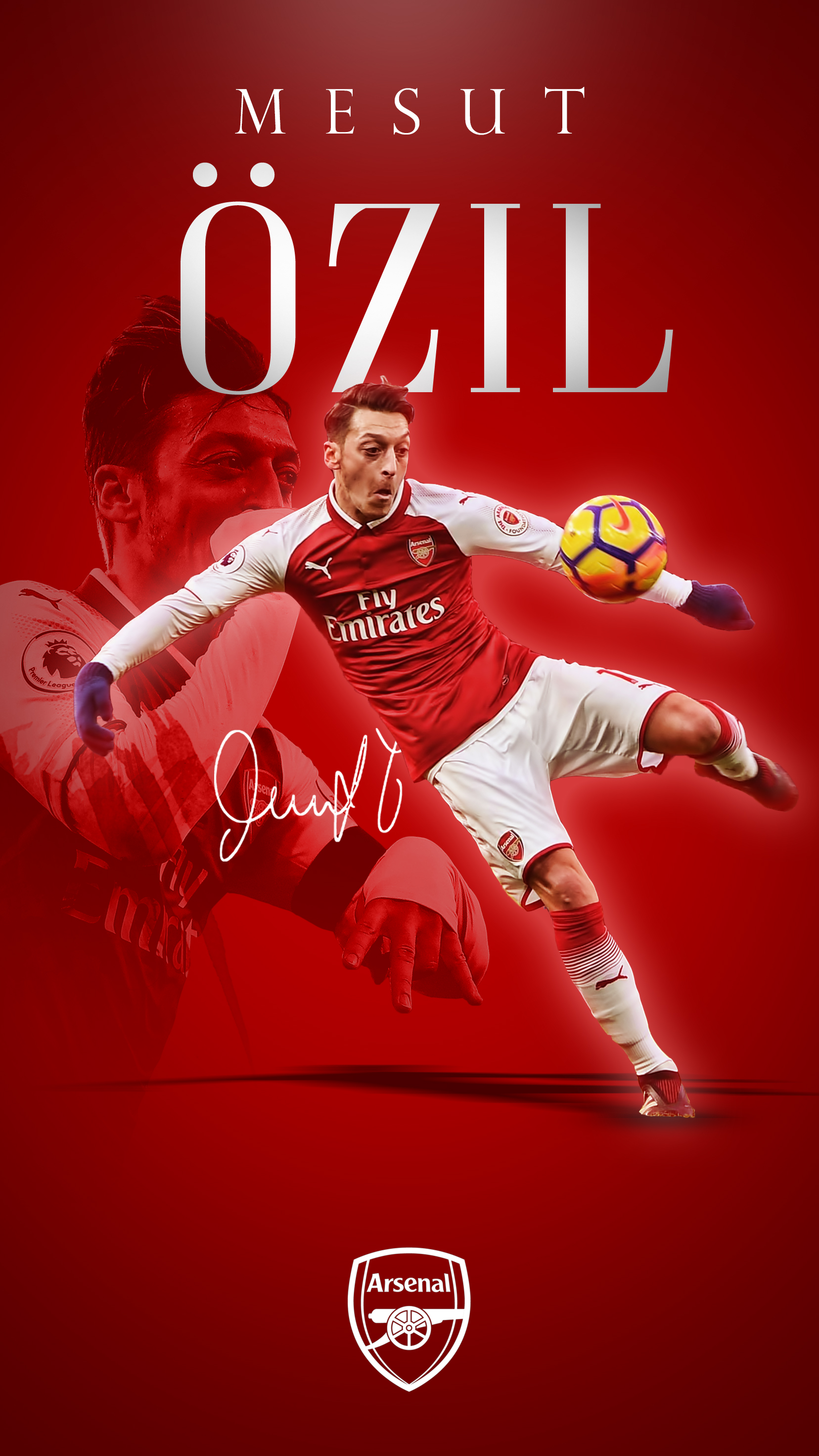Mesut ozil phone wallpaper by graphicsamhd on