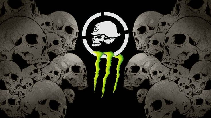 Monster monster energy metal mulisha skull drawing