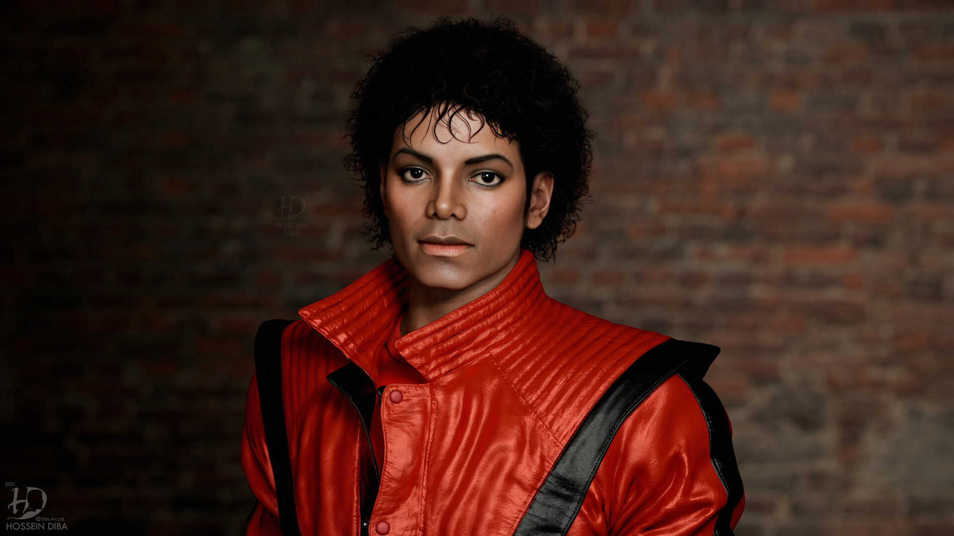 Michael jackson thriller jacket in real leather all sizes