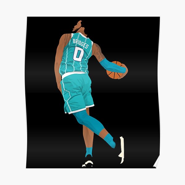 Miles bridges dunk sticker poster for sale by stewaales