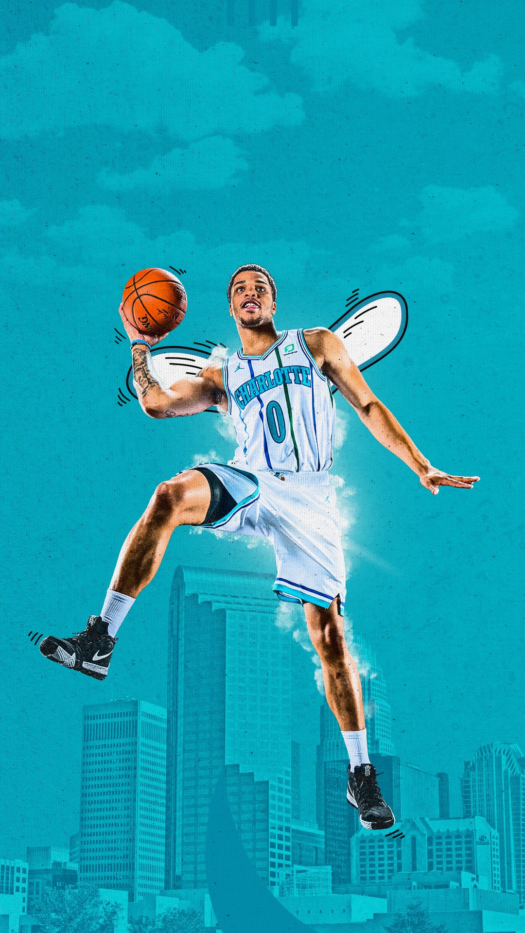 Charlotte hornets on ð wallpaper wednesday is here ð ð use this as your phones wallpaper ð screenshot ð reply to this tweet ð well provide a new wallpaper each wednesday