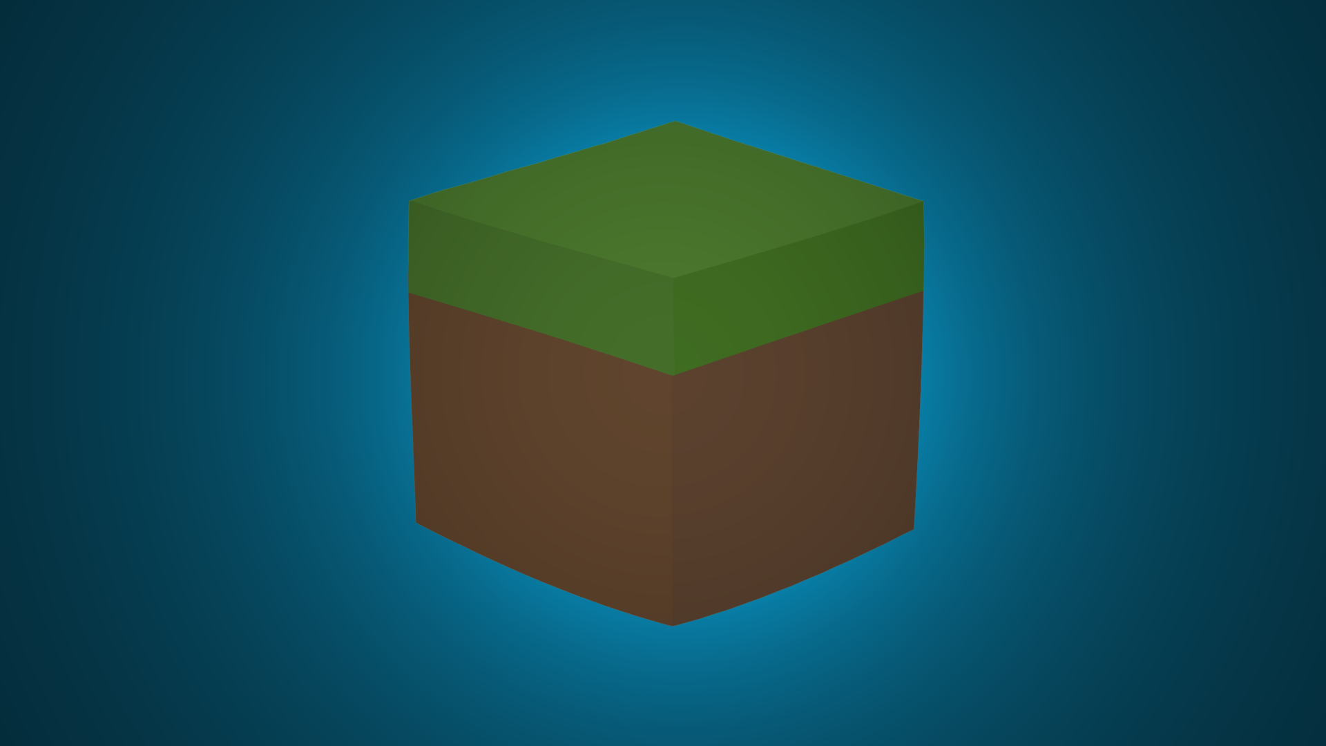 Minecraft minimalist grass block wallpaper by darkgs on