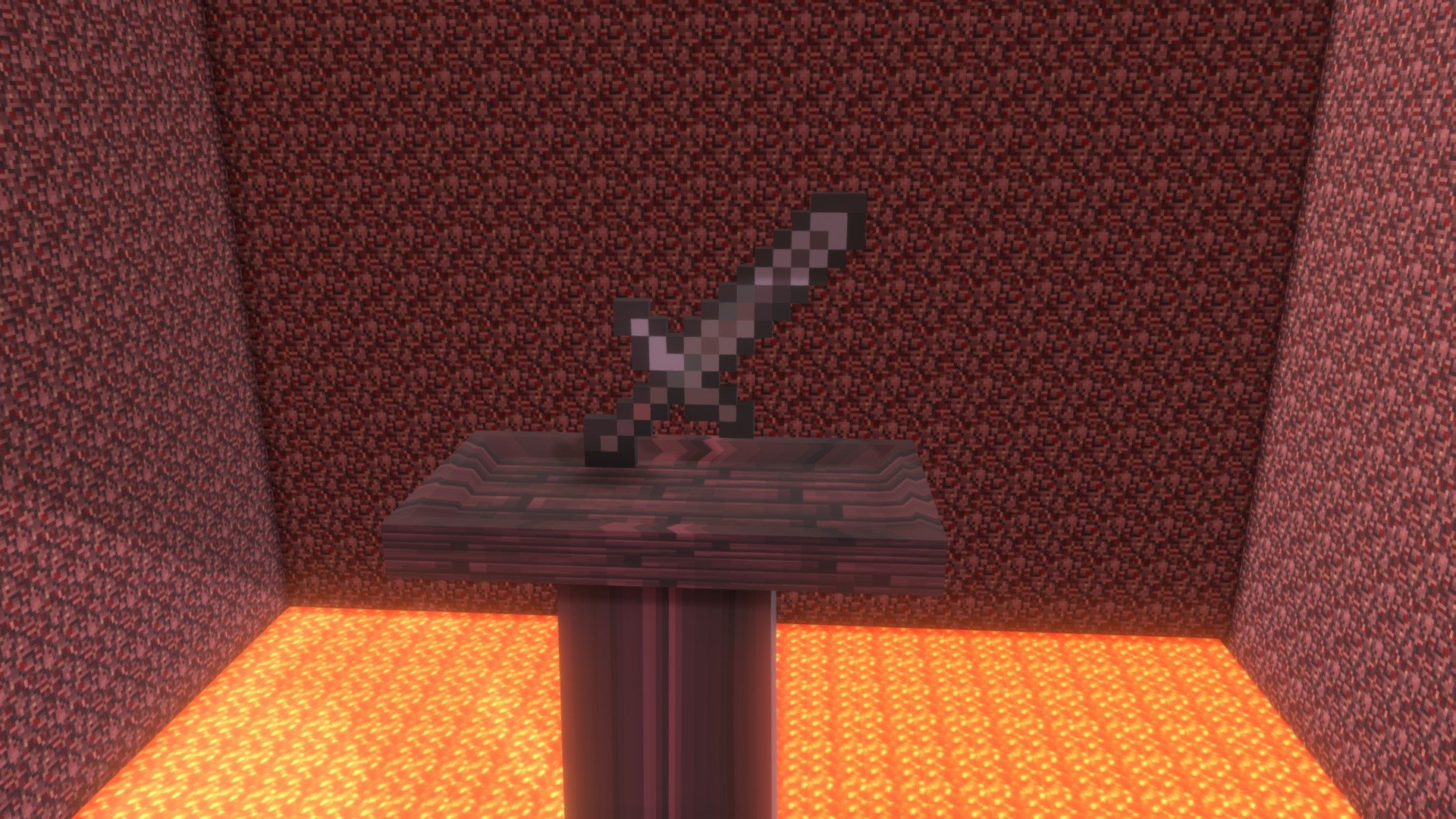Minecraft netherite sword