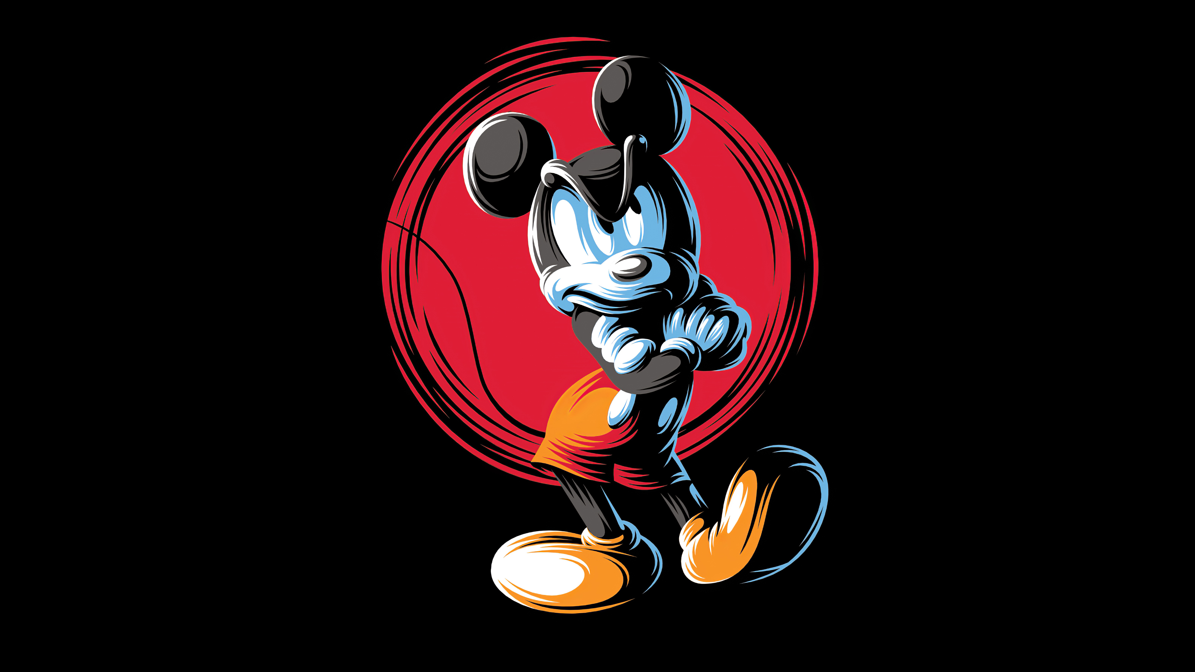 Mickey mouse minimal art k hd cartoons k wallpapers images backgrounds photos and pictures
