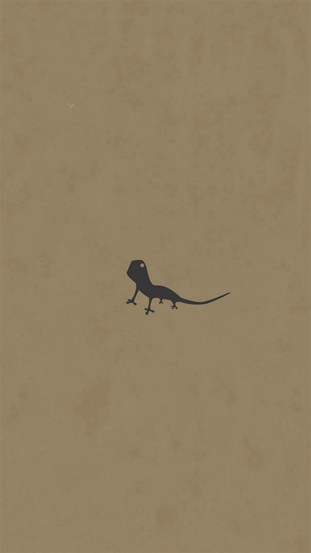 Lizard brown animal minimal simple art iphone wallpapers free download
