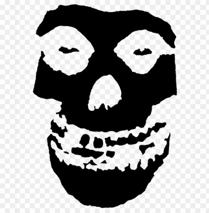 Misfits skull transparent background png image with transparent background