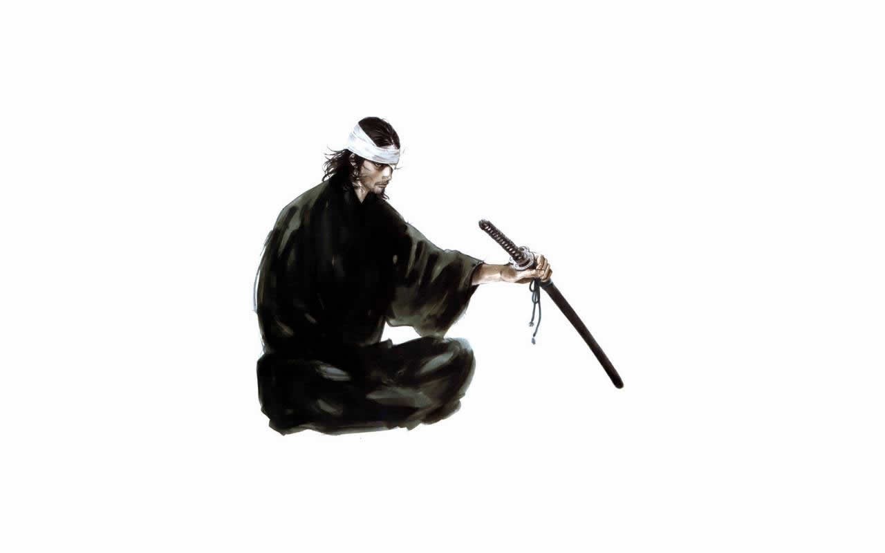 Manga samurai katana miyamoto musashi
