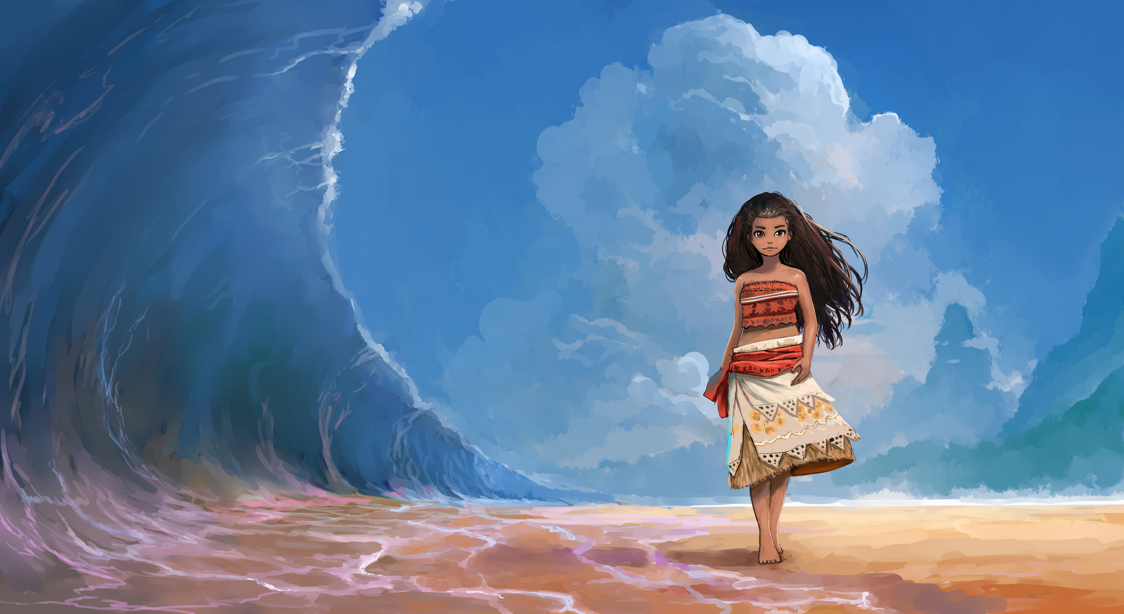 Moana fan art k hd movies k wallpapers images backgrounds photos and pictures